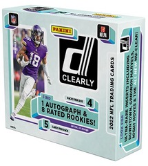 2022 Panini Clearly Donruss NFL Football Hobby Box